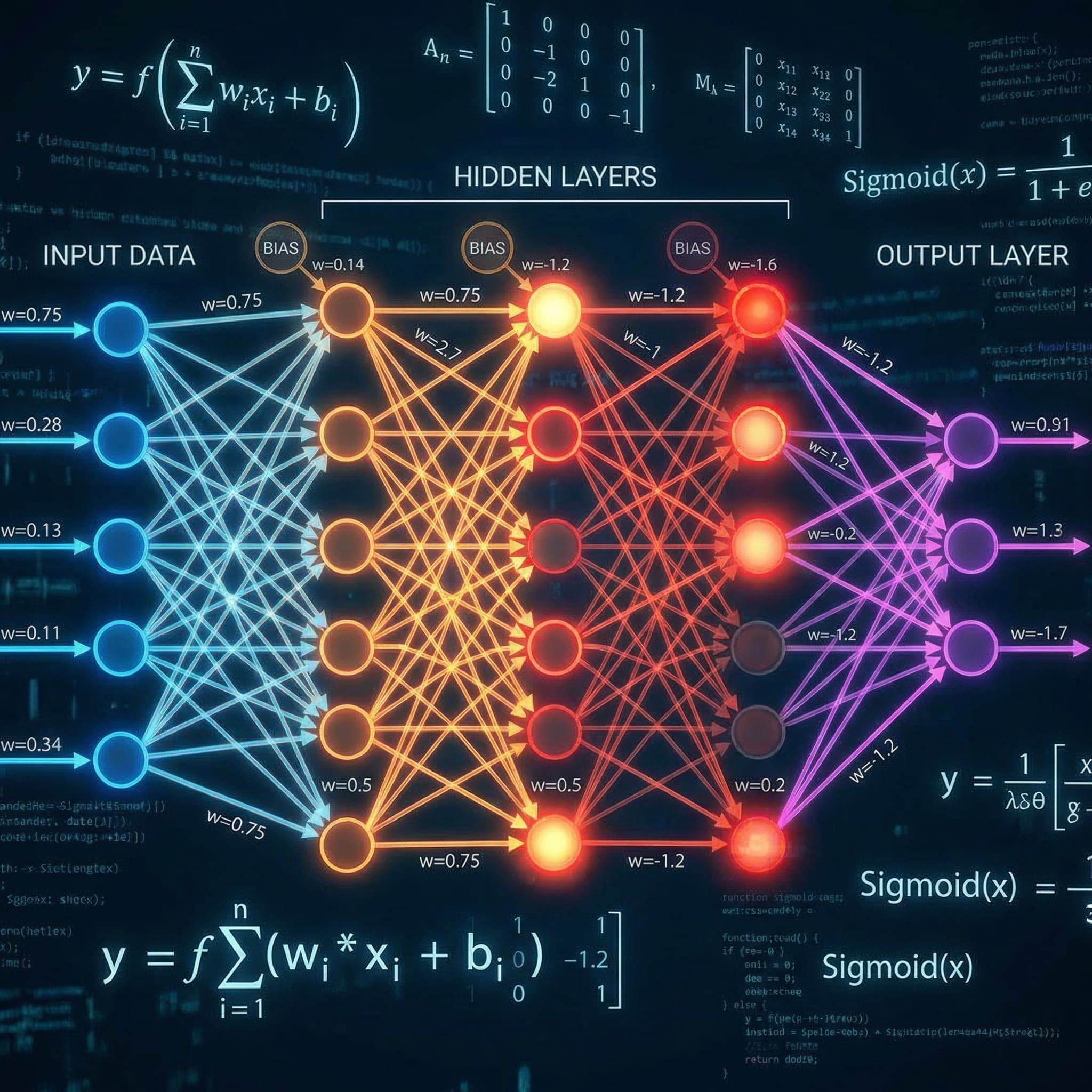 Diagram illustrating an AI neural network attempting to map ancient symbols through pattern recognition