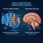 Comparison between artificial intelligence neural network and human brain structure