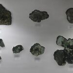 X-ray composite mapping of the Antikythera Mechanism showing the internal 37-gear system.