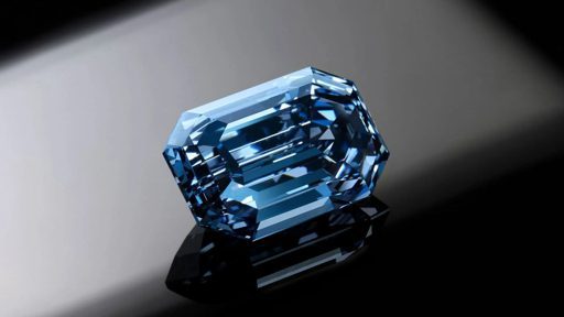 Oppenheimer Blue 14.62-carat fancy vivid blue emerald-cut diamond — $57.5M Christie's Geneva 2016