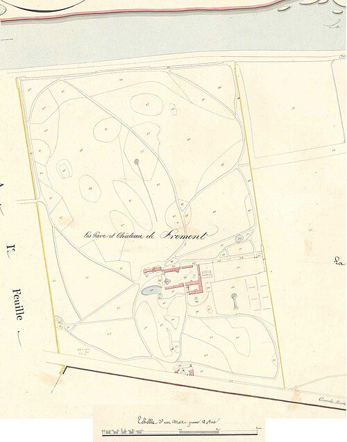 Napoleonic cadastral mapping and land administration, France, early 19th century Napoleonic cadastral survey map from early 19th century France showing measured property boundaries and parcel identifications used for tax assessment and land administration