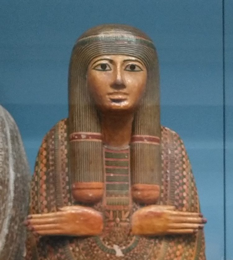The Unlucky Mummy mummy-board at the British Museum