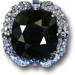 The Black Orlov Diamond Necklace sold at Christie's