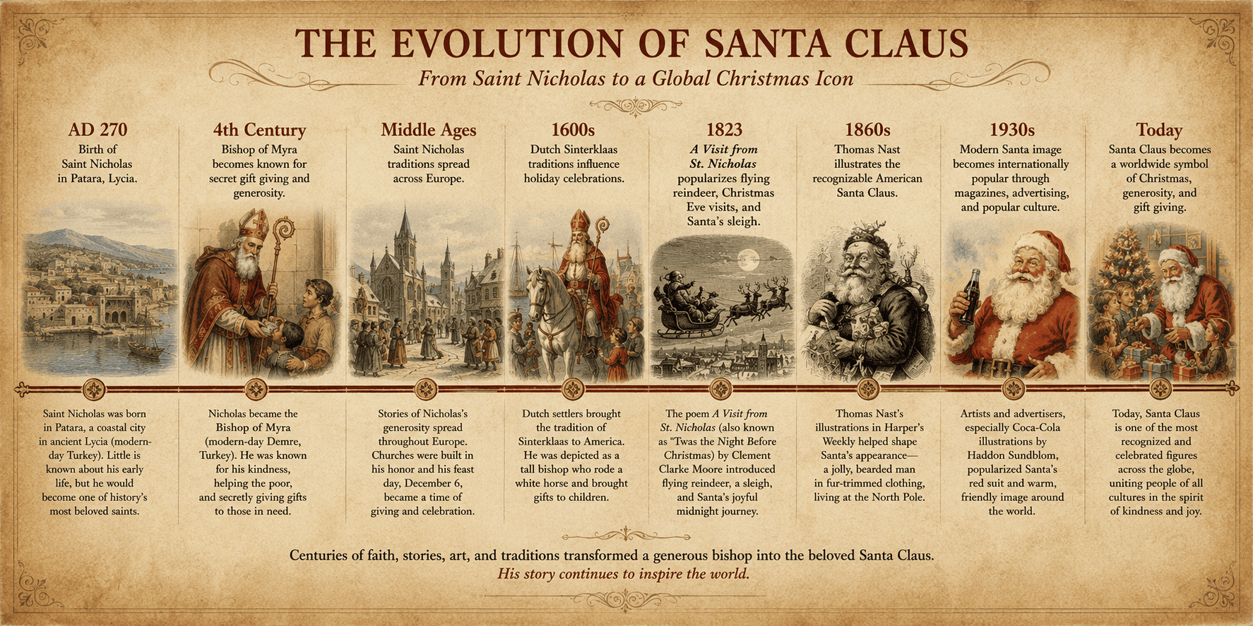 The real history of Christmas illustrated through early Christian traditions and Roman history