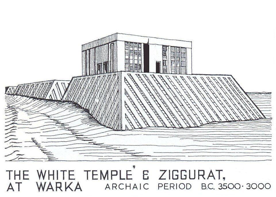 Historical reconstruction of Uruk, one of the earliest urban cities in ancient Mesopotamia