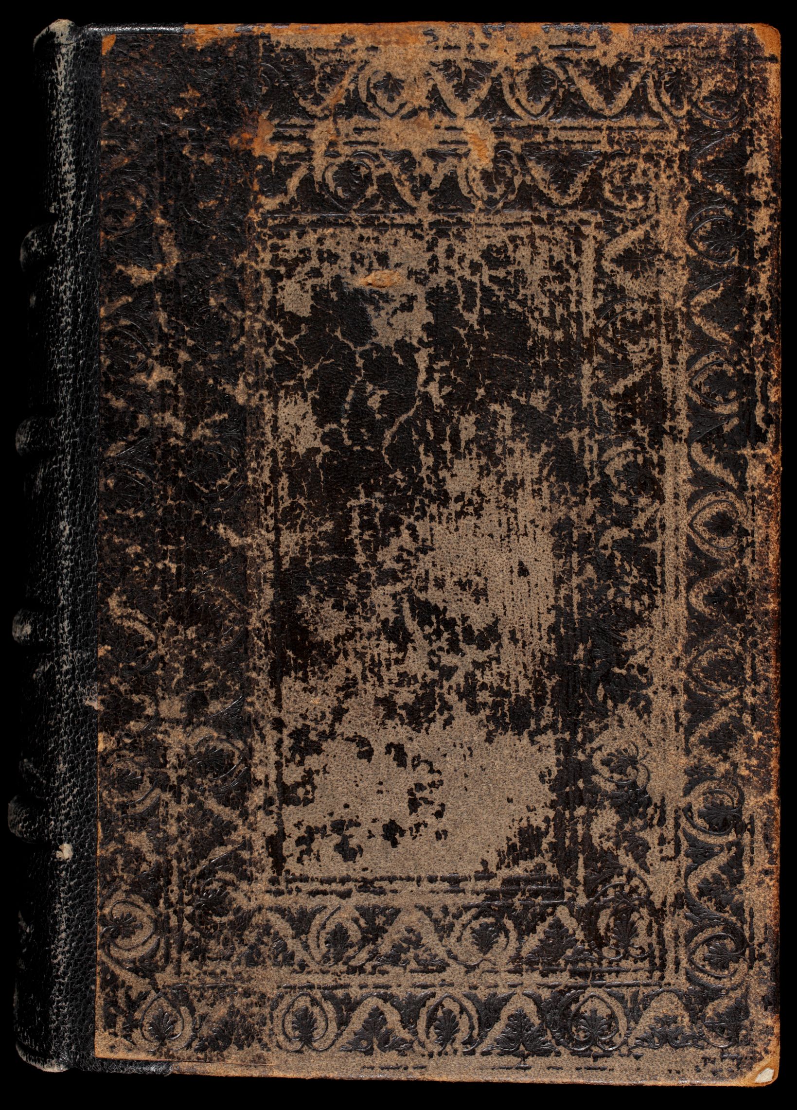 Medieval illuminated manuscript binding from a Book of Hours